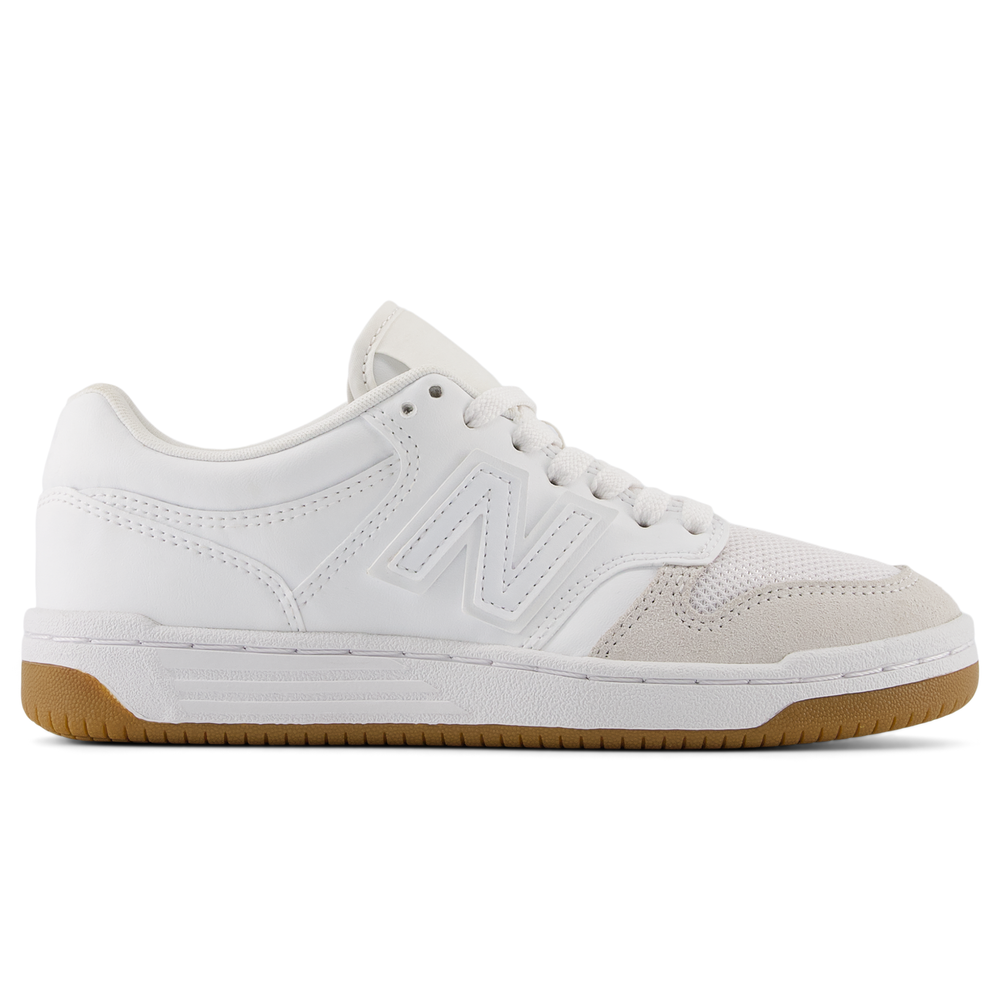 Detské topánky New Balance GSB480FR – biele