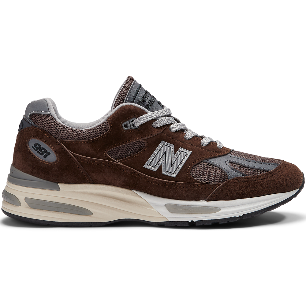 Unisex topánky New Balance U991BR2 – hnedá