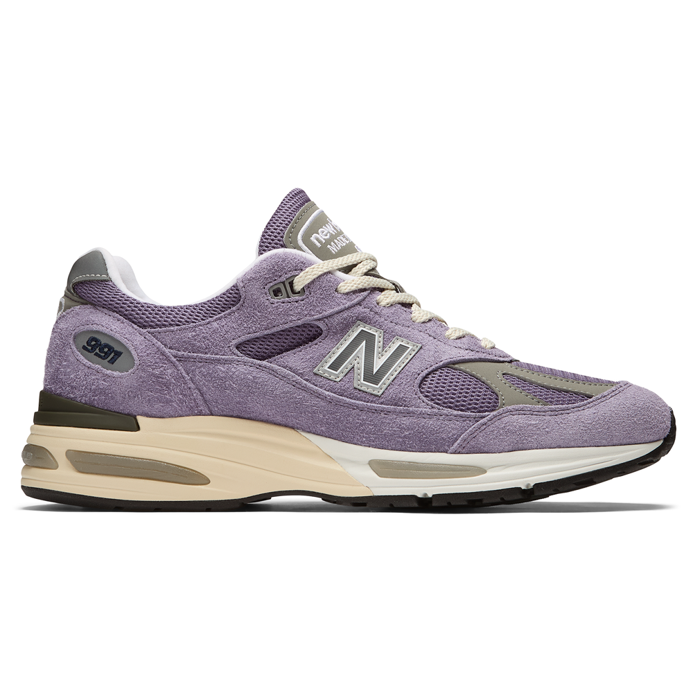 Unisex topánky New Balance U991LV2 – fialové