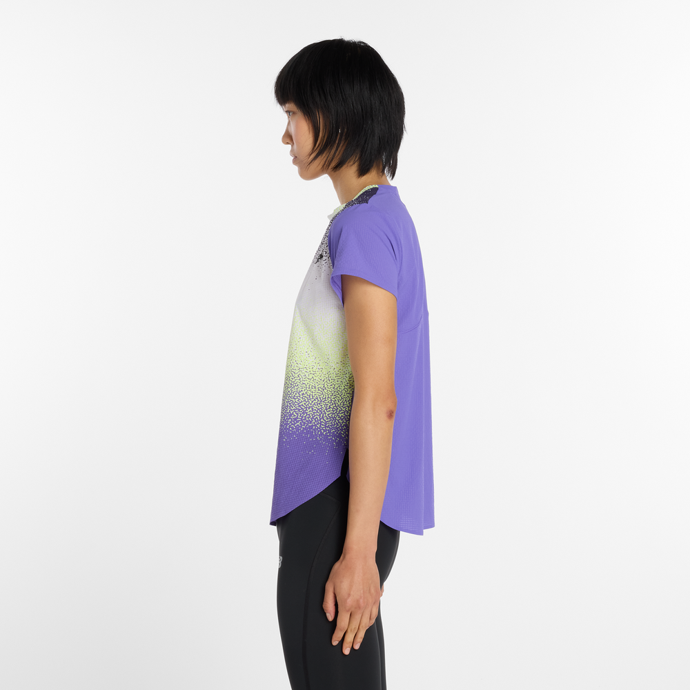 Dámske tričko New Balance WT61Y1YIEPU – fialové