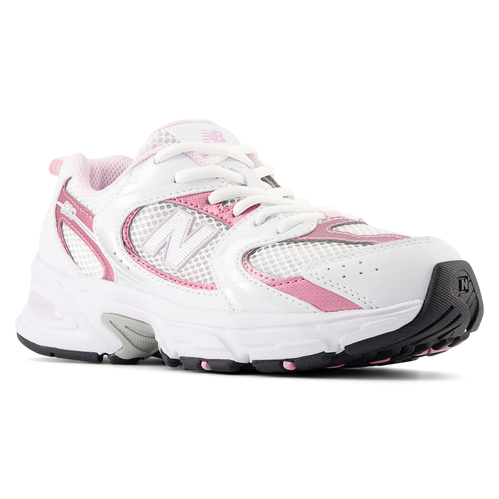 Detské topánky New Balance GR530RK – biele