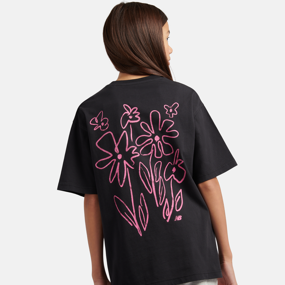 Detské tričko New Balance YT61D72GBK – čierné