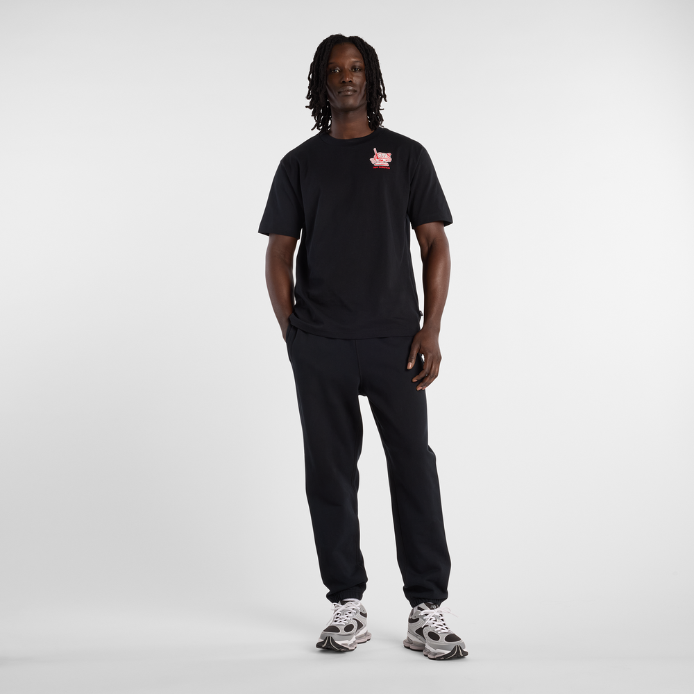 Pánske tričko New Balance MT61H51DBK – čierné