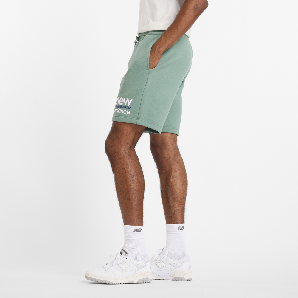 Pánske šortky New Balance MS51940DKJ – mätové