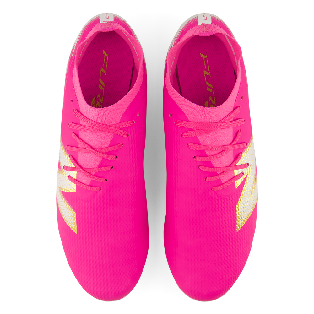 Pánske kopačky New Balance FURON TEAM FG V8 UF3F4KE – ružové
