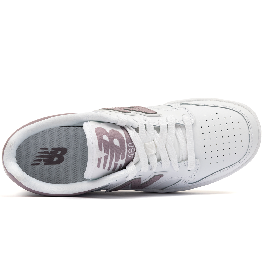 Detské topánky New Balance GSB480WI – biele