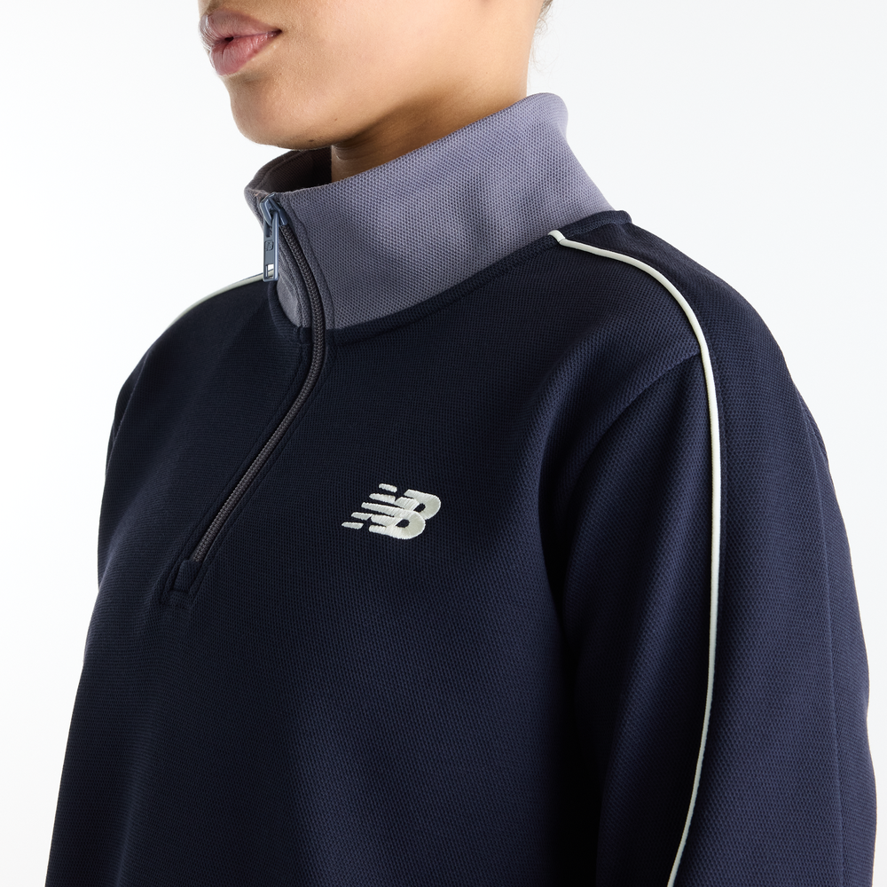 Dámska mikina New Balance Sport Legacy – tmavomodrá