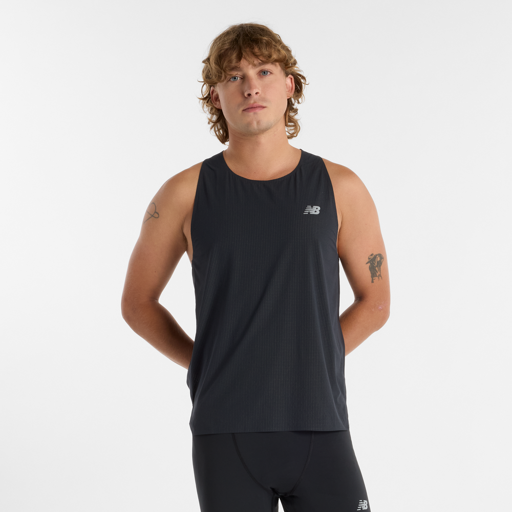 Pánske tričko New Balance MT51205BK – čierné