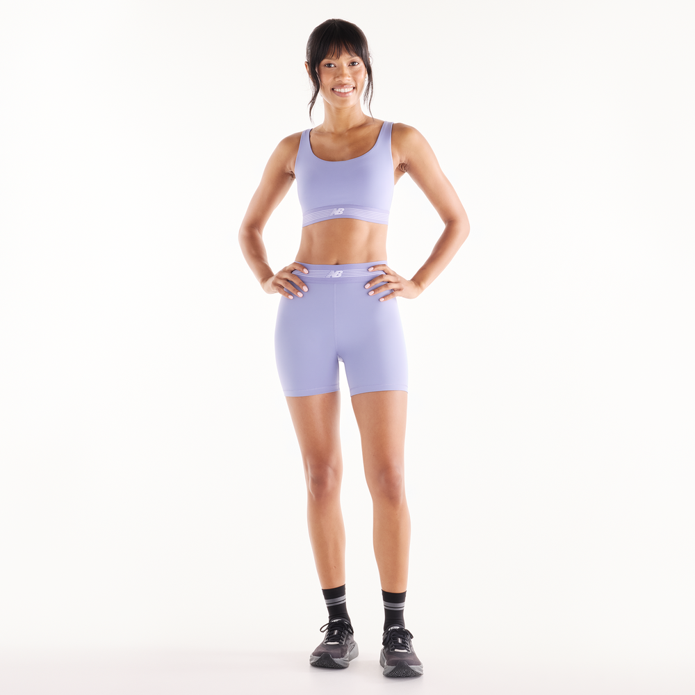 Dámske šortky New Balance AC – fialové