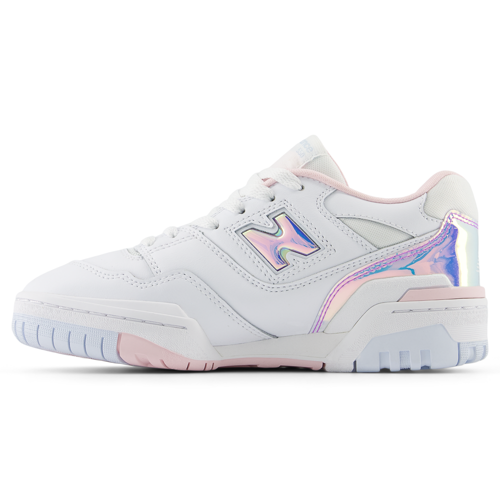 Detské topánky New Balance GSB550HW – biele