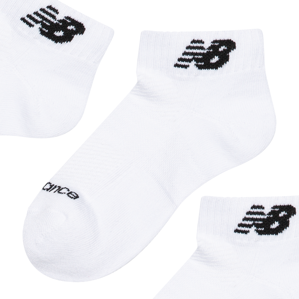 Detské ponožky New Balance LAS35138BK – biele
