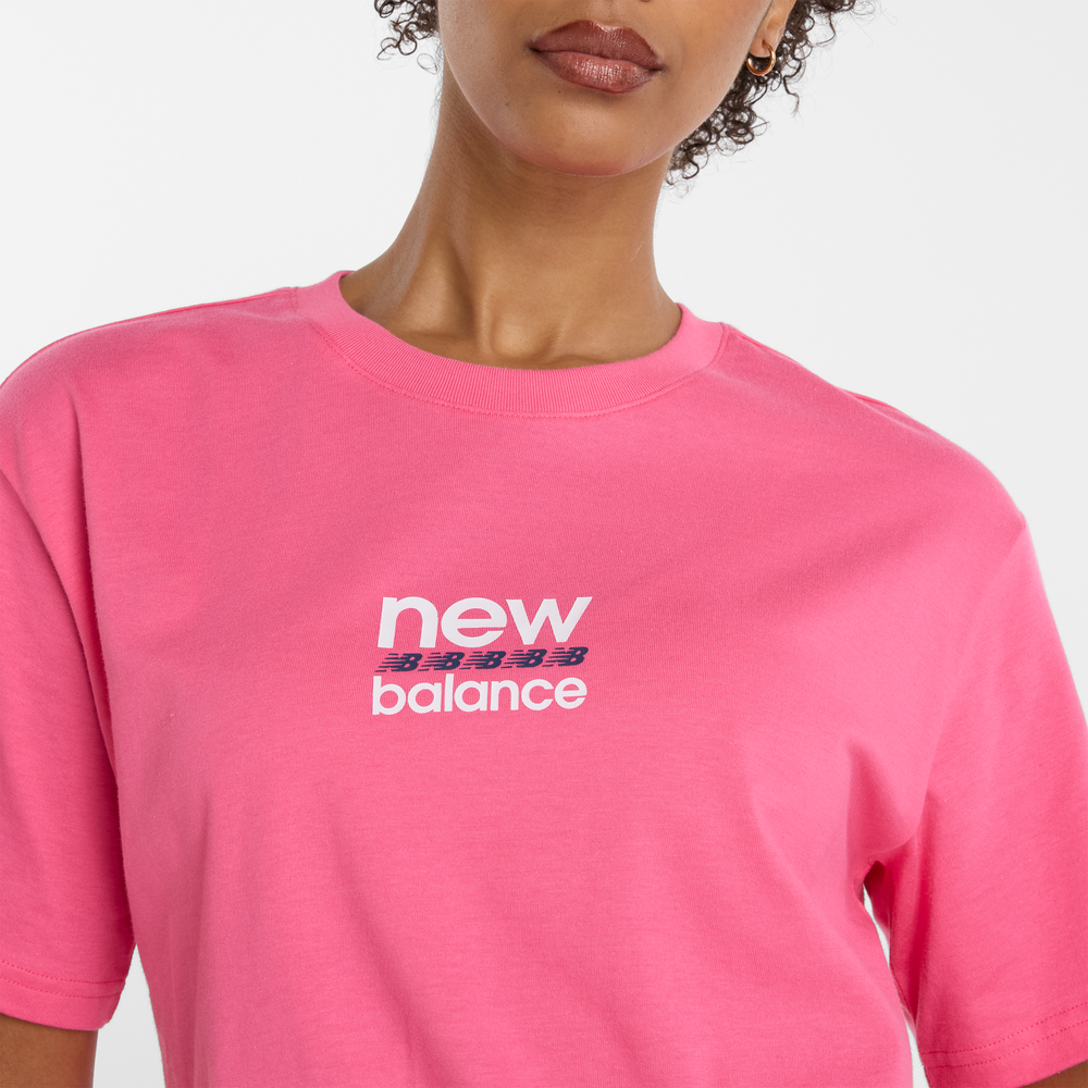 Dámske tričko New Balance WT51541DAB – ružové