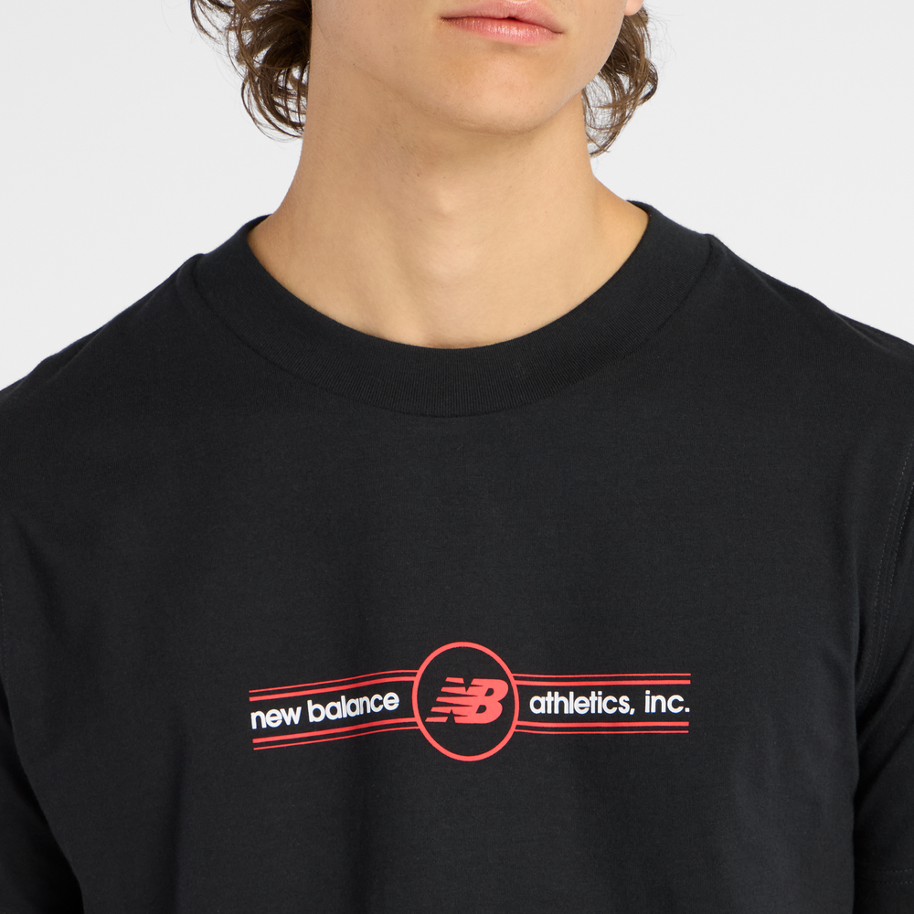 Pánske tričko New Balance MT6148SVBK – čierné