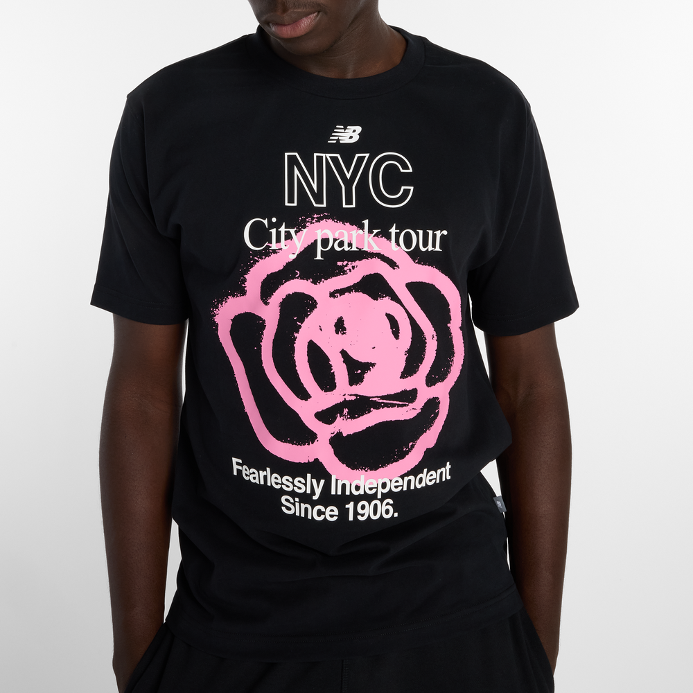 Pánske tričko New Balance MT61018IBK – čierné