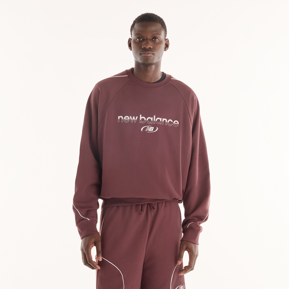 Pánska bunda New Balance MT62N5SYYLR – bordová