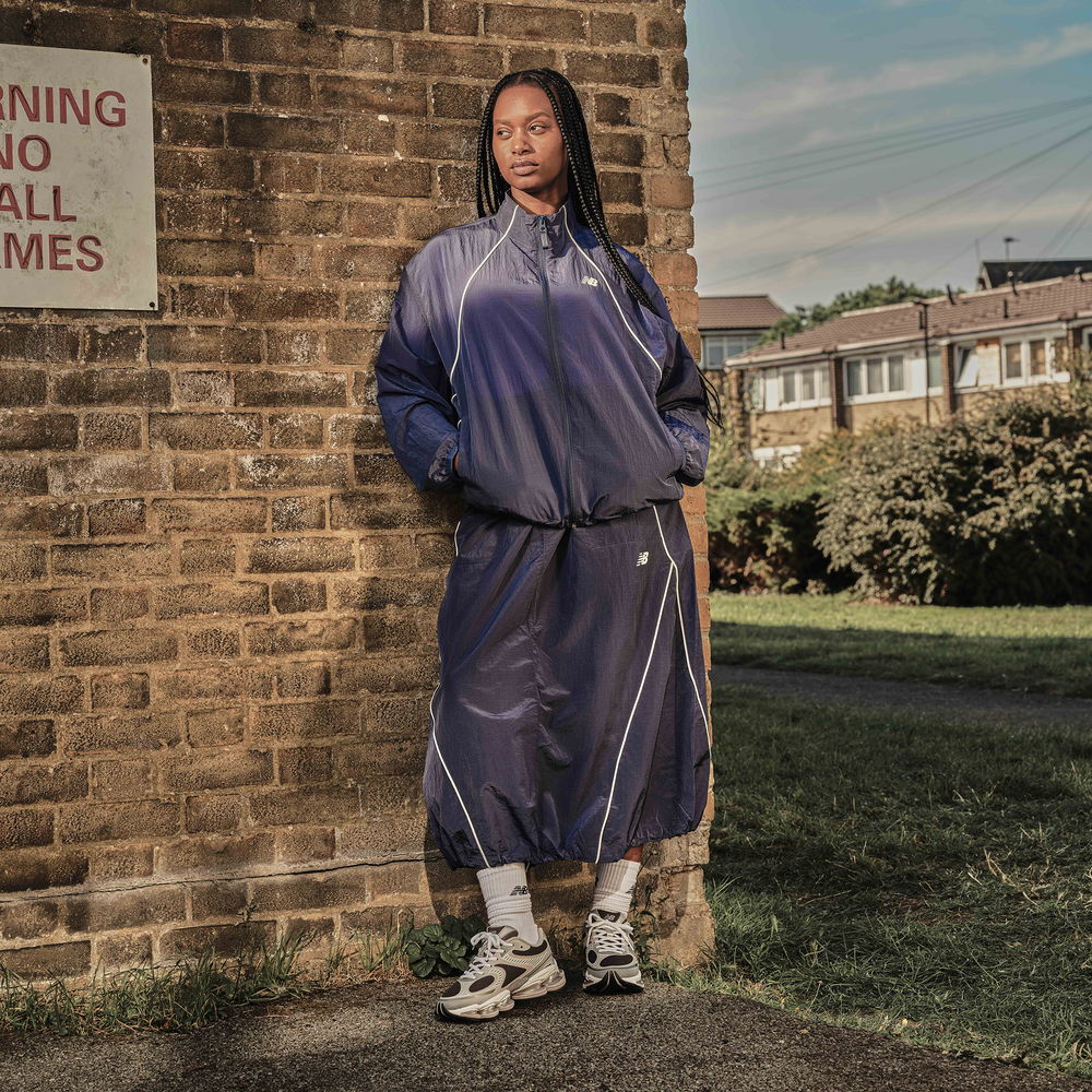 Dámska sukňa New Balance WB61D2OPNNY – tmavomodrá