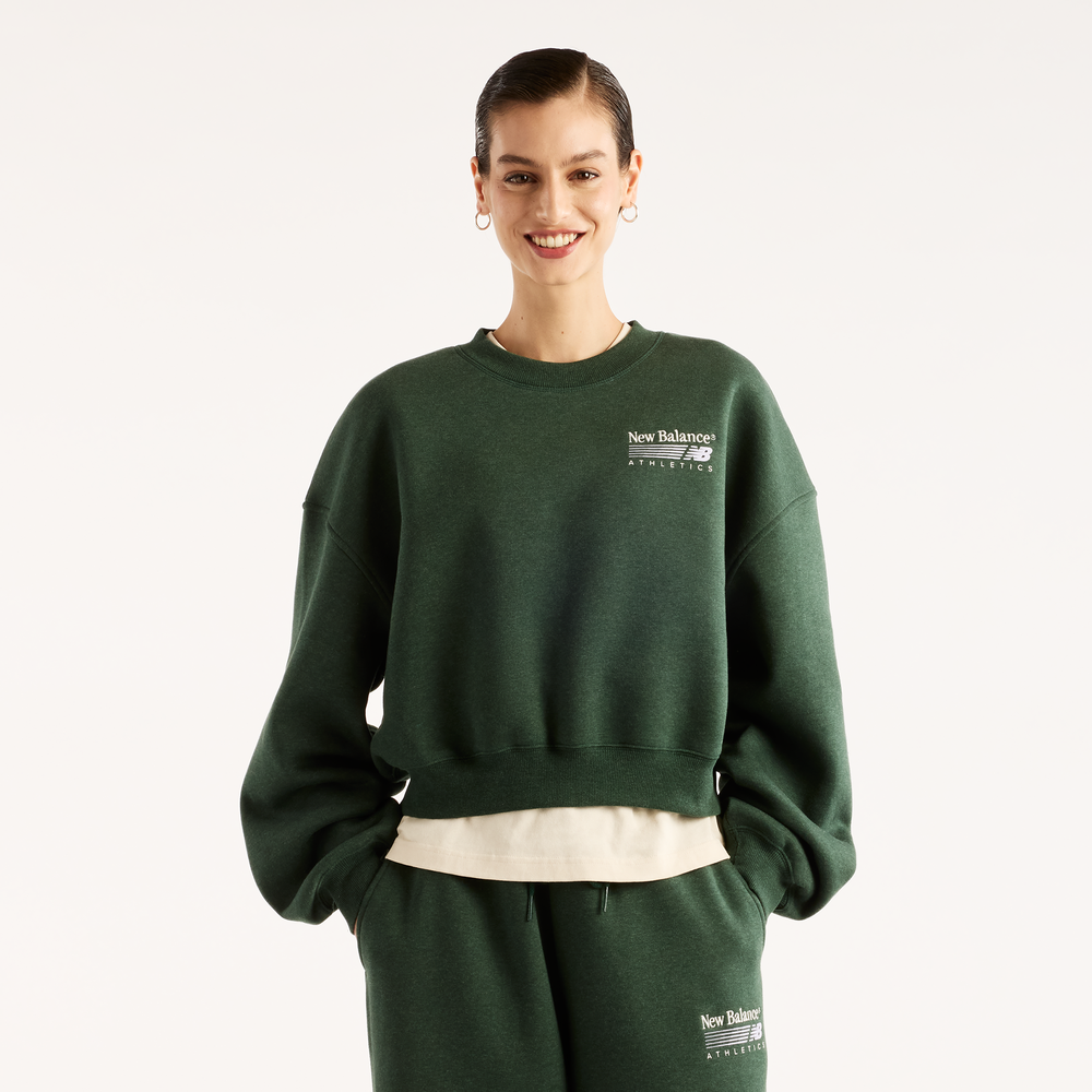 Dámska mikina New Balance WT62T7JONDG – zelené
