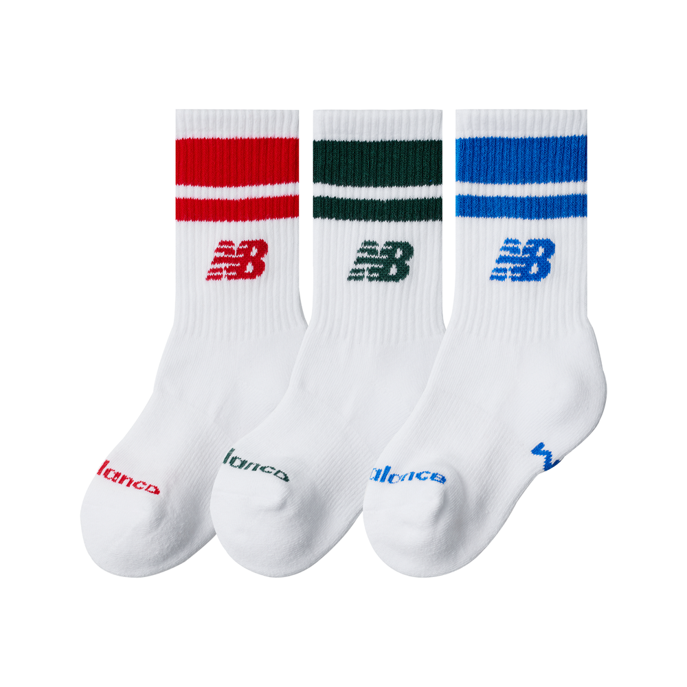 Detské ponožky New Balance LAS51253WT – biele
