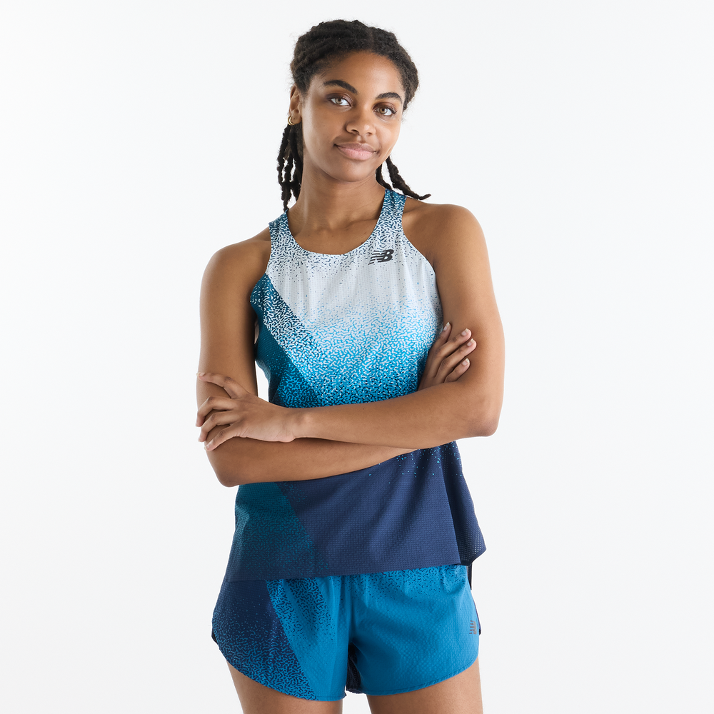 Dámske tričko New Balance WT61B671ATD – modré