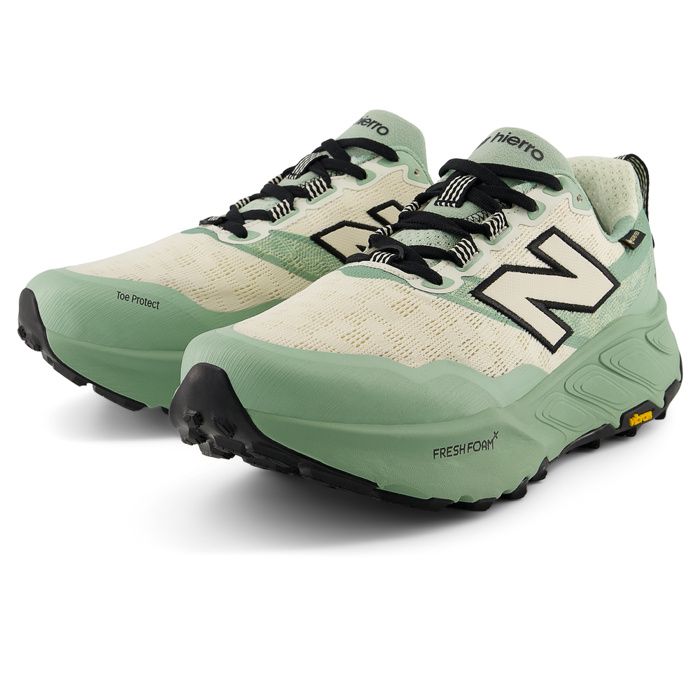 Pánske topánky New Balance Fresh Foam X Hierro v9 Gore-Tex MTHIGLA9 – zelené