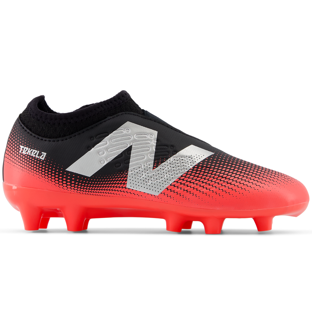 Futbalové topánky New Balance TEKELA V4+ MAGIQUE JNR FG SJT3FR45 – červené