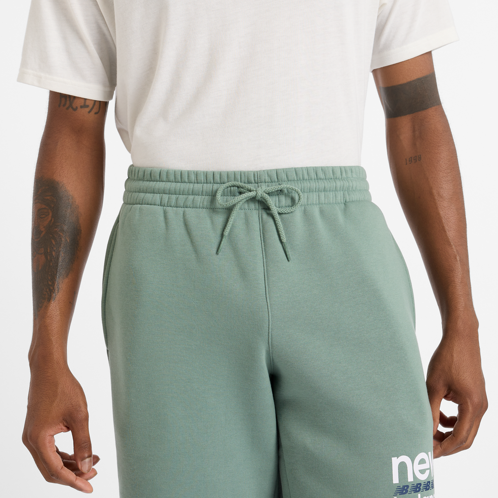 Pánske šortky New Balance MS51940DKJ – mätové