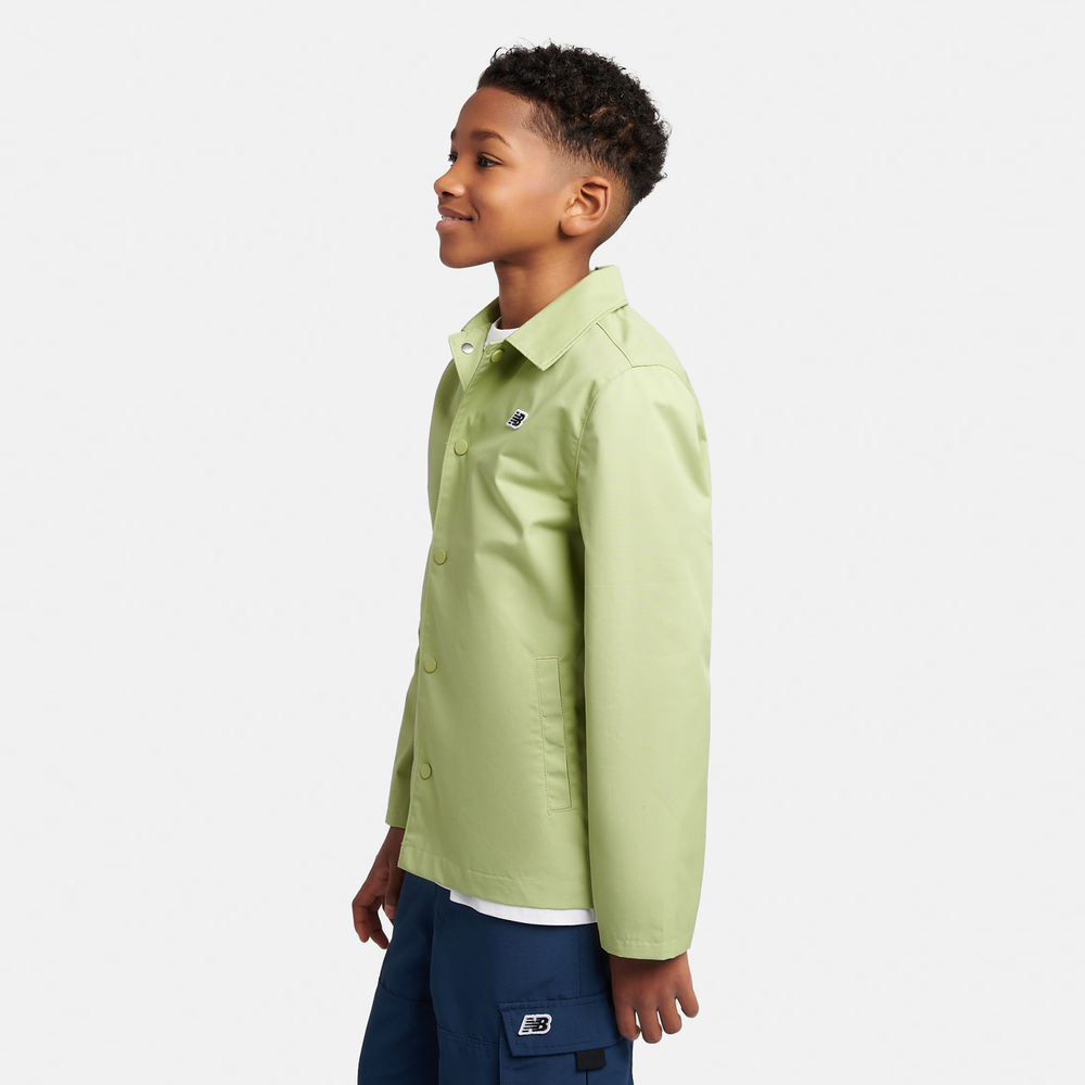 Detská bunda New Balance LAKB0140EEN – zelené