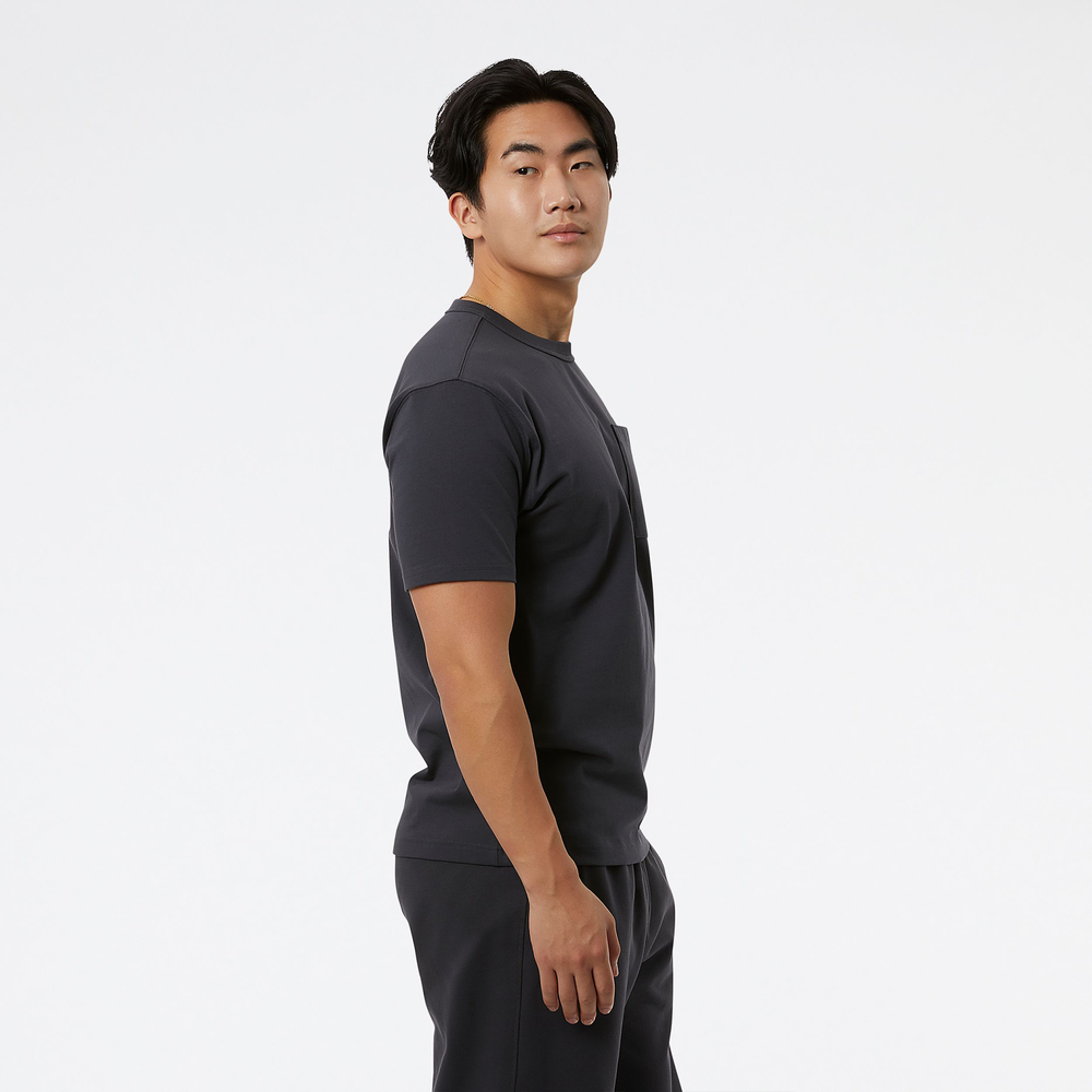 Pánske tričko New Balance MT23567PHM – čierne