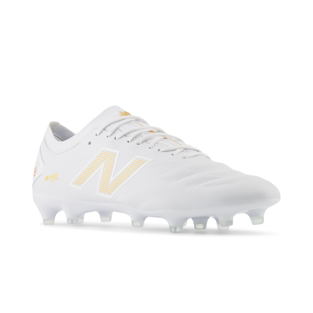 Pánske kopačky New Balance 442 ELITE FG V2 MS41FEW2 – biele
