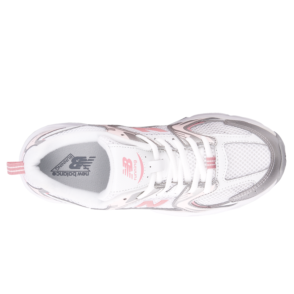 Detské topánky New Balance GR530EC – biele