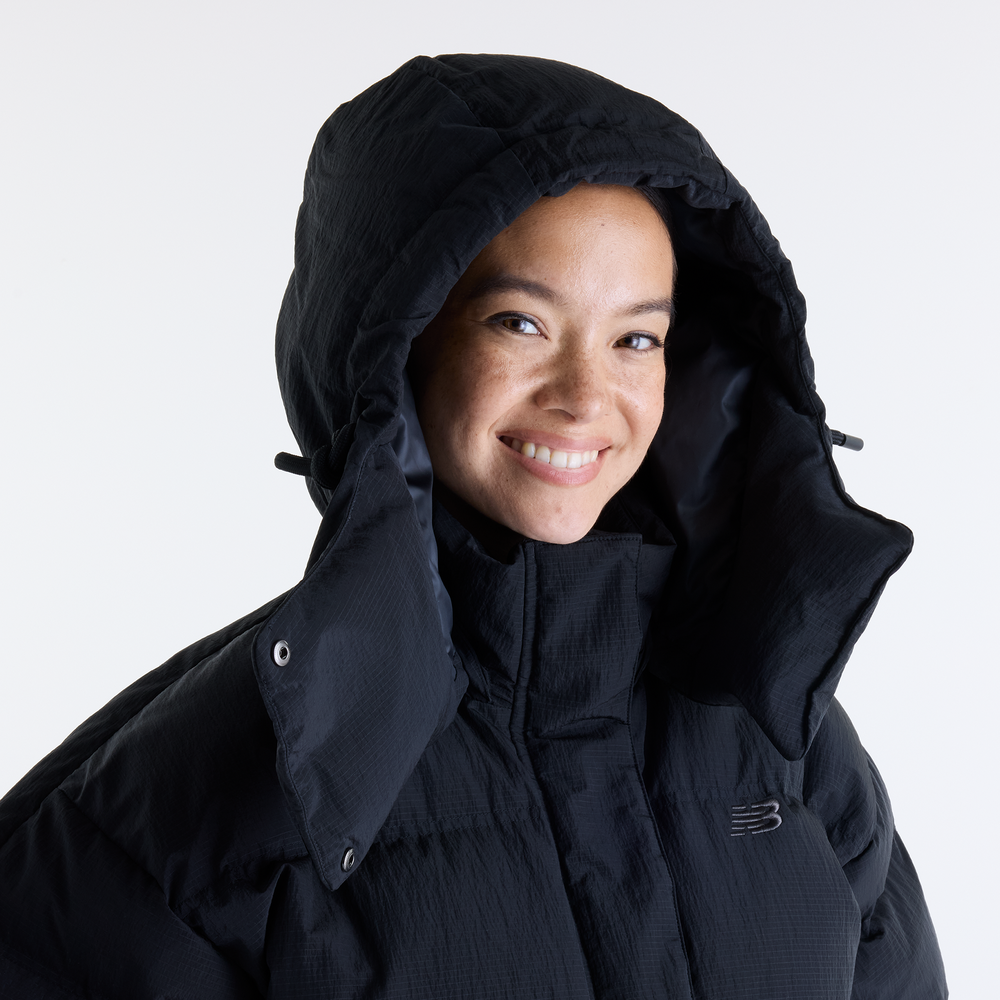 Dámska bunda New Balance Premium Puffer – čierné