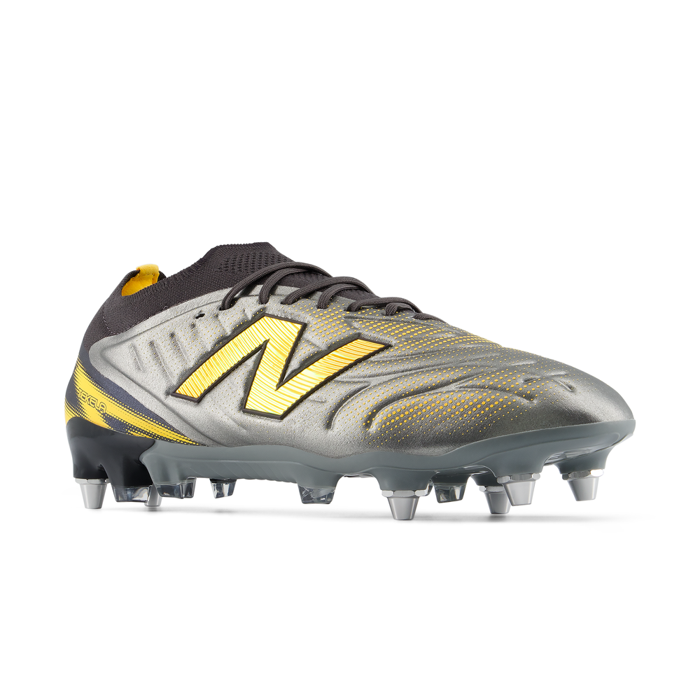 Pánske kopačky New Balance TEKELA ELITE SG V5 UT1SL7DC – striebro