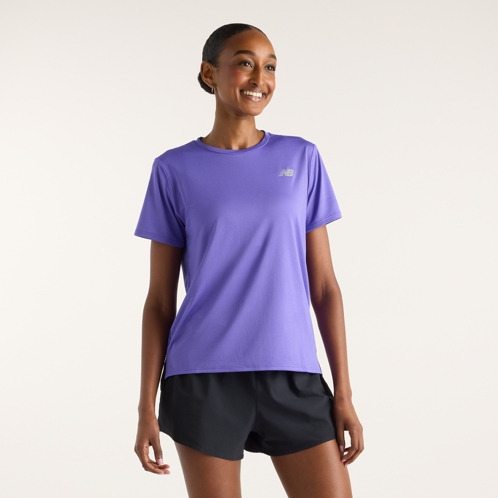 Dámske tričko New Balance WT41222EPU – fialové