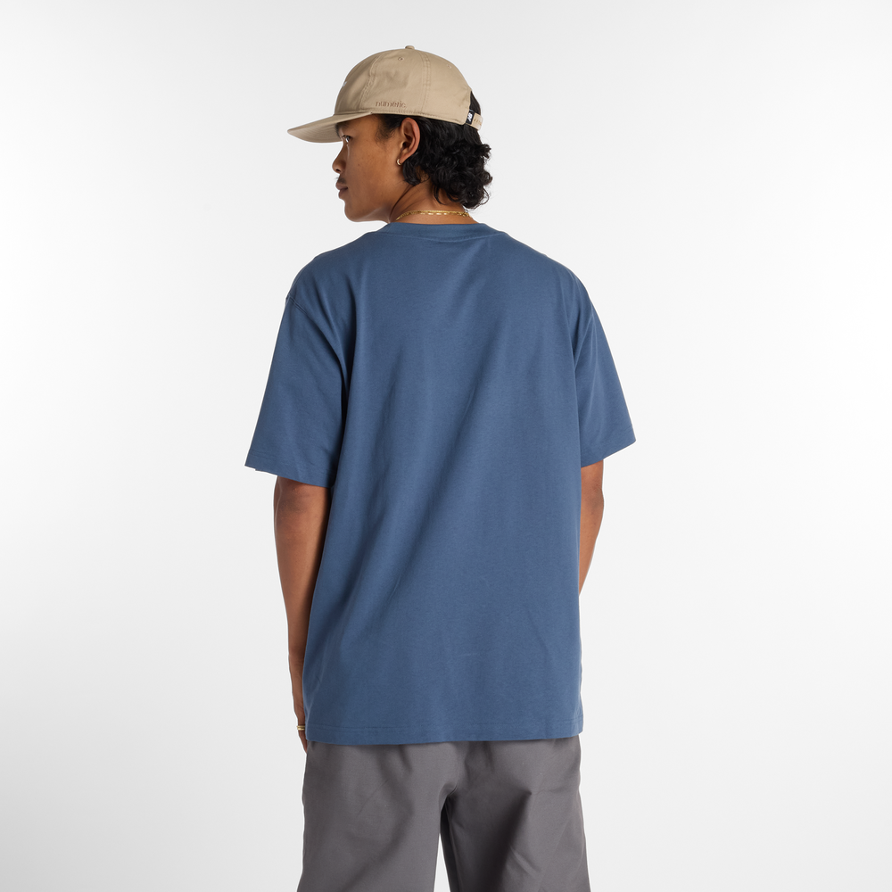 Pánske tričko New Balance Numeric MT51955VTI – tmavomodrá