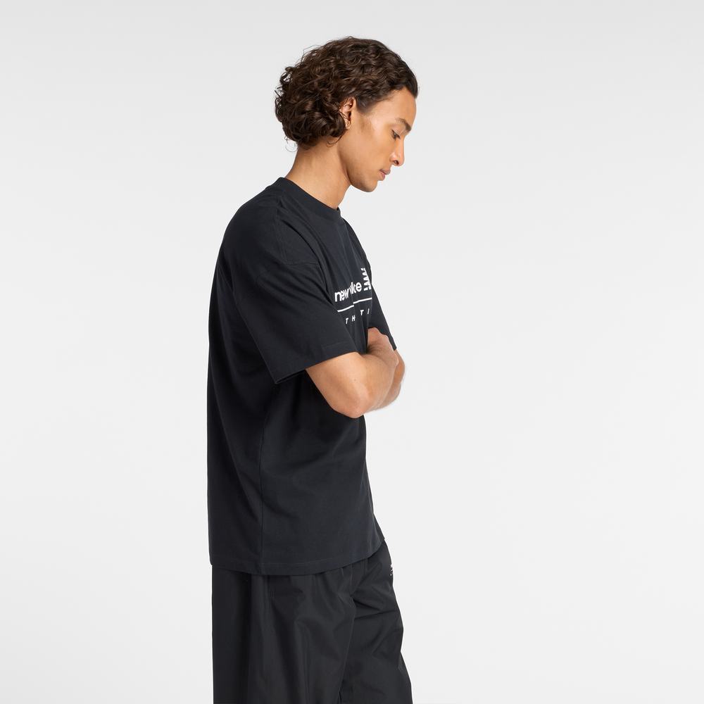 Pánske tričko New Balance MT53525BK – čierné