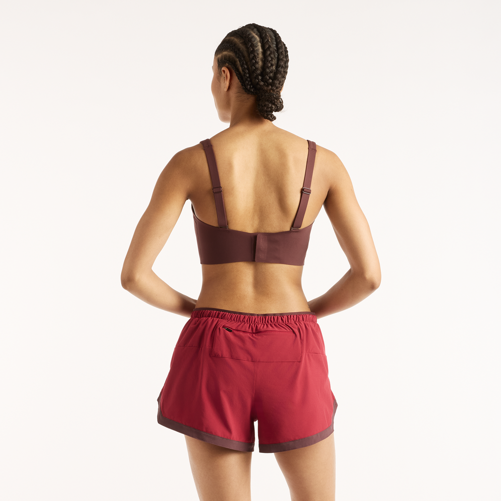 Športová podprsenka New Balance RC – bordová