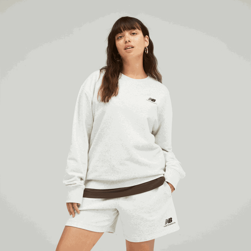 Unisex mikina New Balance UT21501SAH - sivé