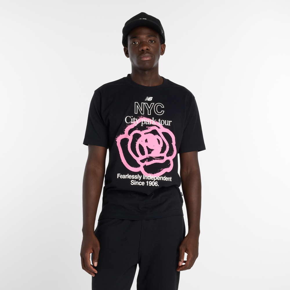 Pánske tričko New Balance MT61018IBK – čierné