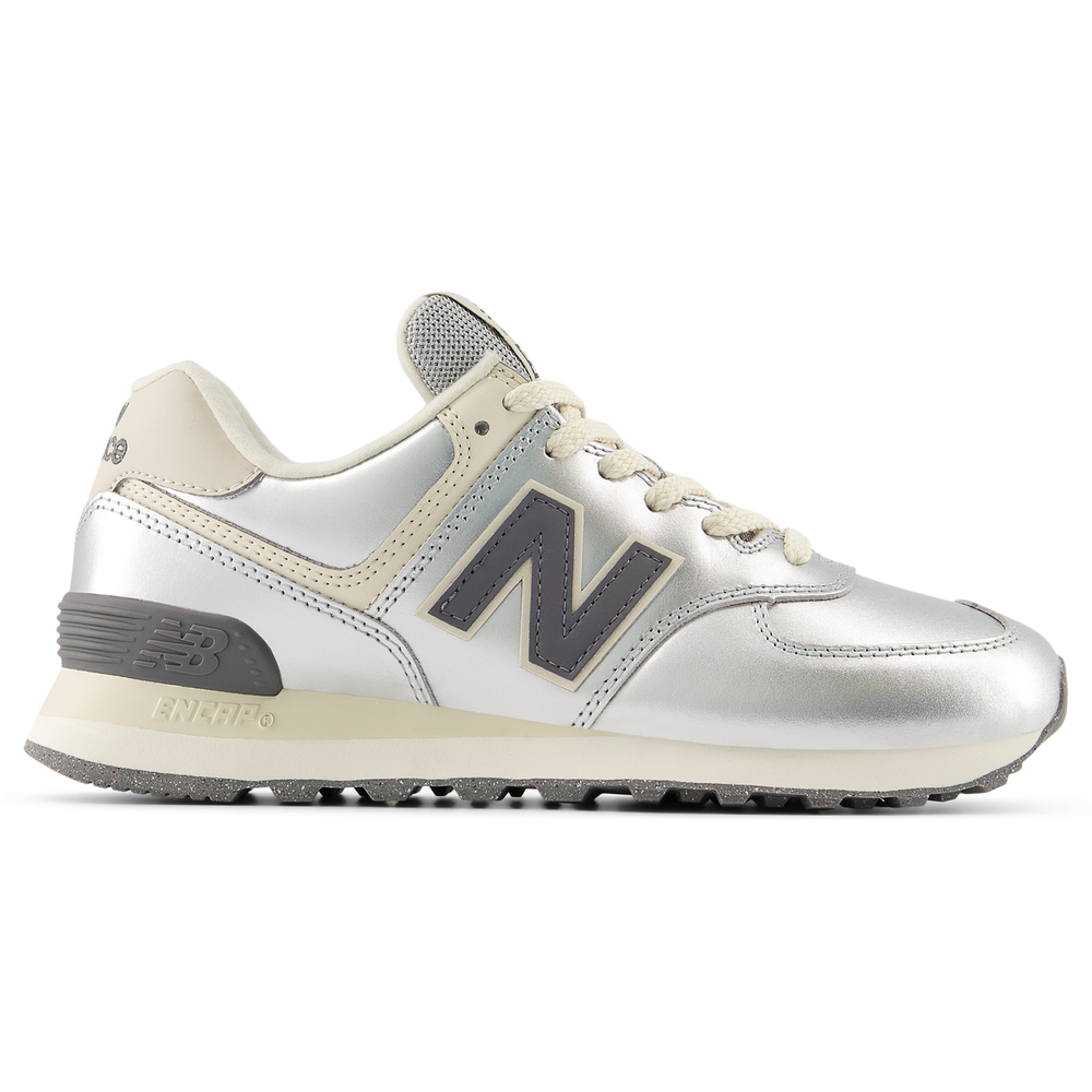 Dámske topánky New Balance WL574MLG – striebro