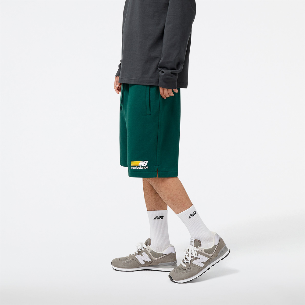 Pánske šortky New Balance MS31908NWG – zelené