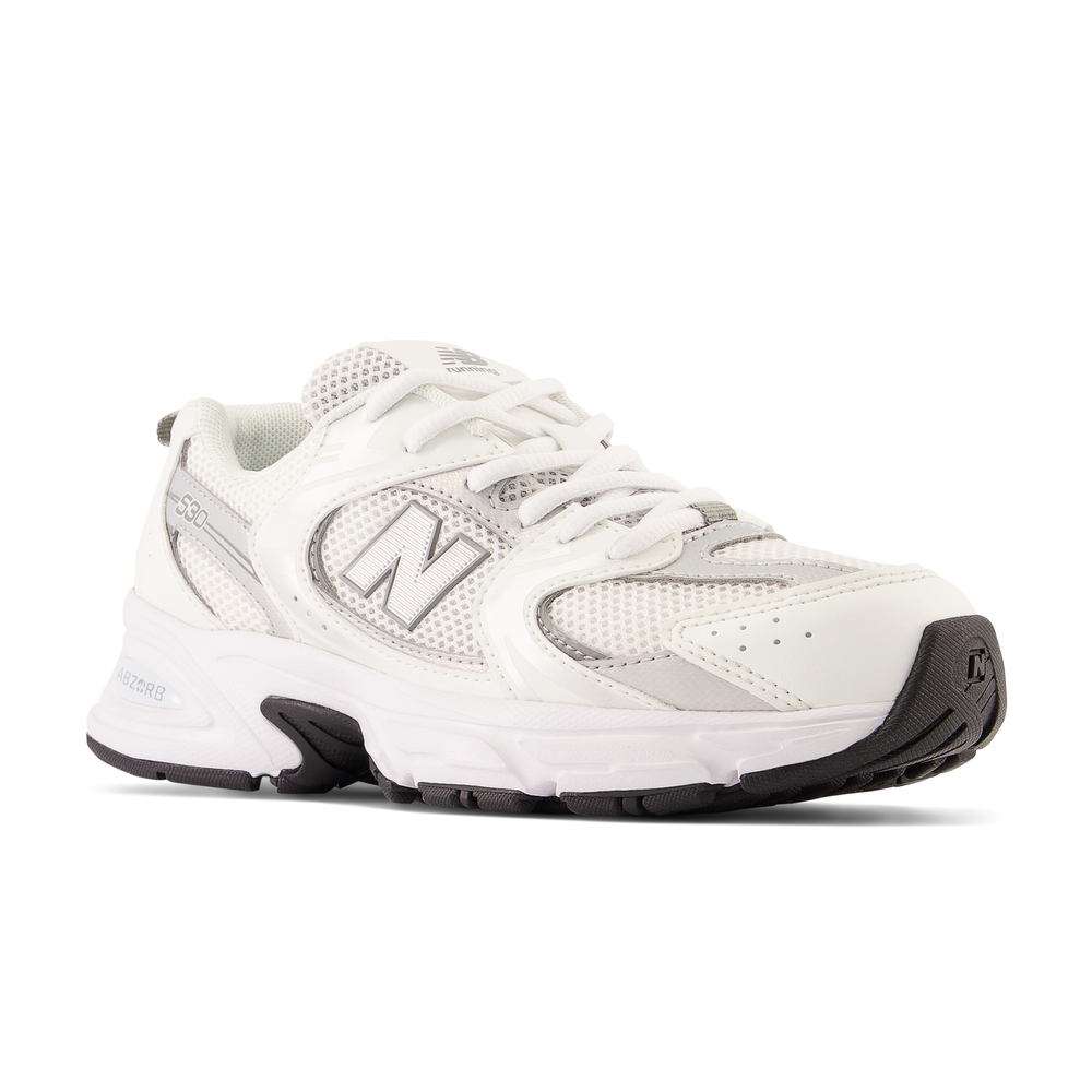 Detské topánky New Balance GR530AD – biele