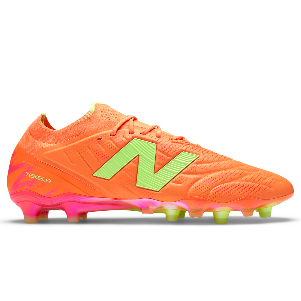 Pánske kopačky New Balance TEKELA ELITE FG V5 ST1FLTE5 – oranžová