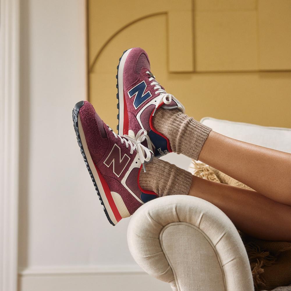 Topánky unisex New Balance U574RX2 – červené