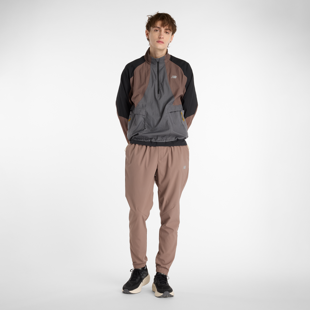 Pánska bunda New Balance MO53206EAS – hnedá