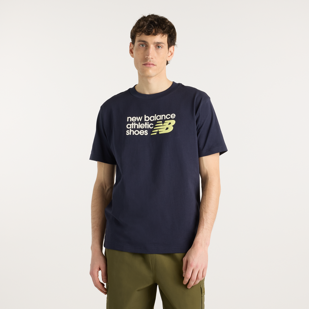 Pánske tričko New Balance MT51900DNT – tmavomodrá