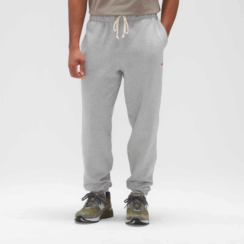 Pánske nohavice New Balance MADE in USA MP43547AG – sivé