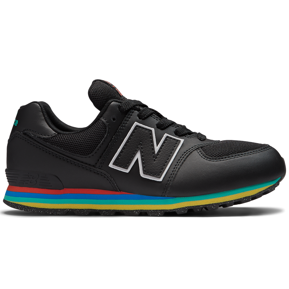 Detské topánky New Balance GC574KIF – čierné