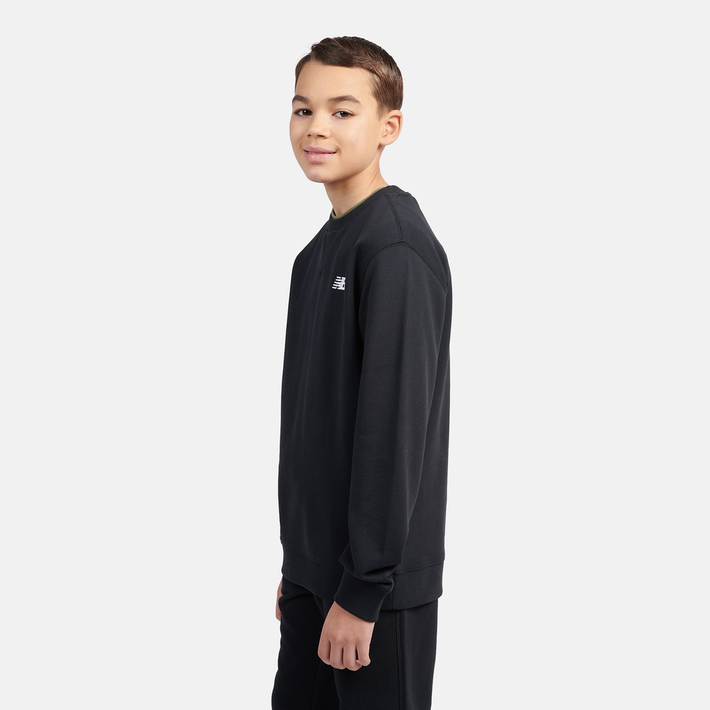 Detská mikina New Balance LAKB0055BK – čierné