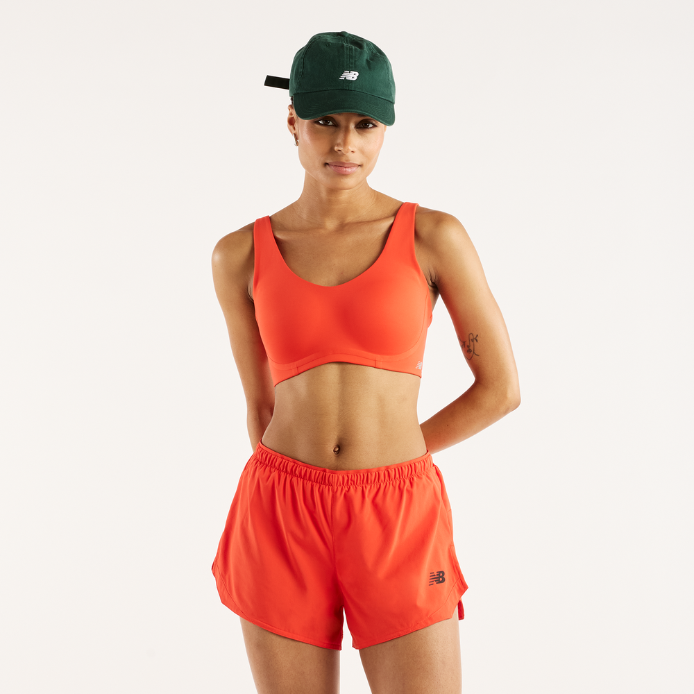 Športová podprsenka New Balance WB51052NEF – oranžová