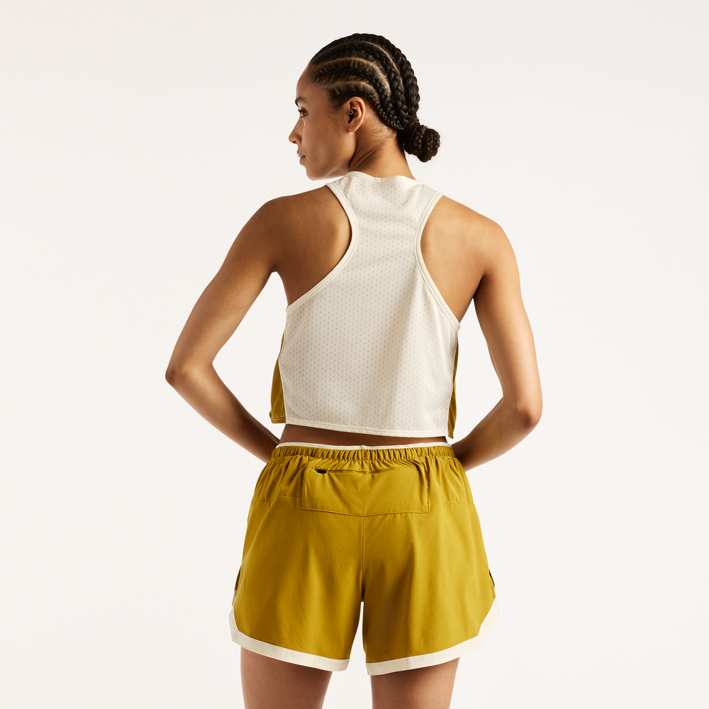 Dámske tričko New Balance Viz-Tech Run – béžové